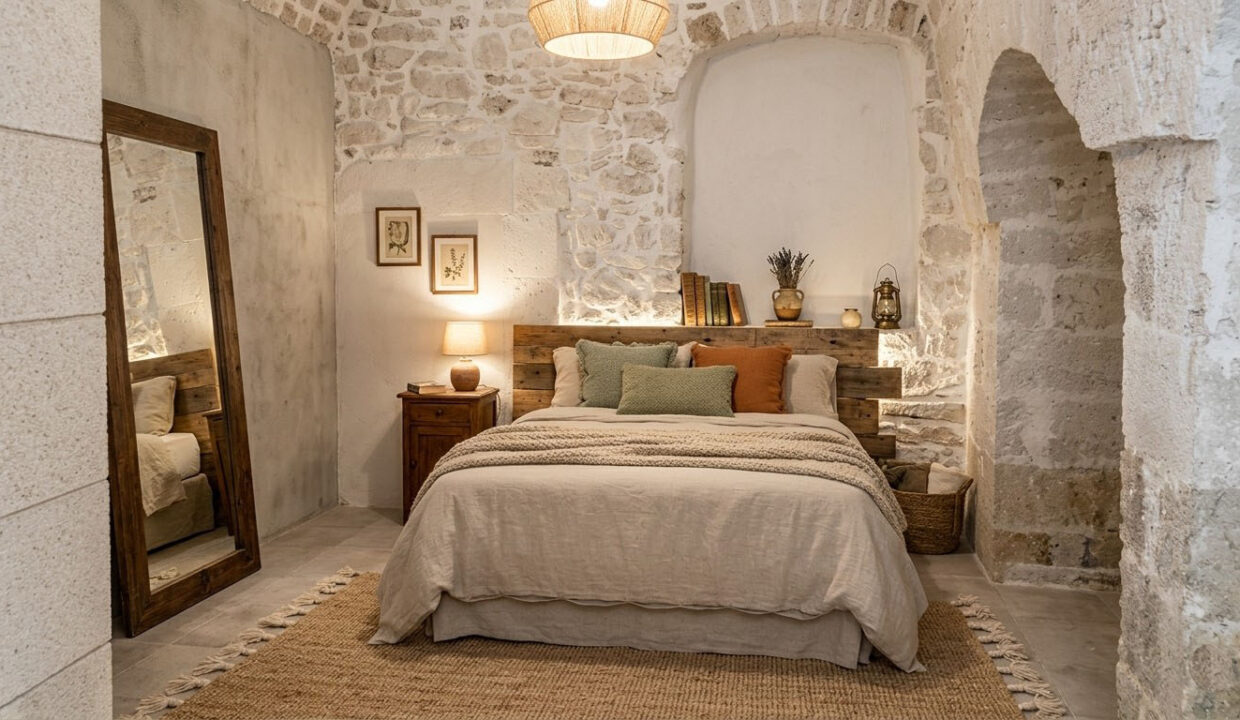 camera da letto arredata